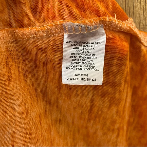 ZOE + LIV • Burnout Baseball Style Halloween Jack-O-Lantern Shirt - Size M - Picture 11 of 16